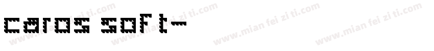 caros soft字体转换